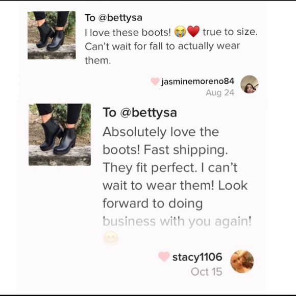 WOMEN BOOTIES chunky heel - Picture 8 of 8